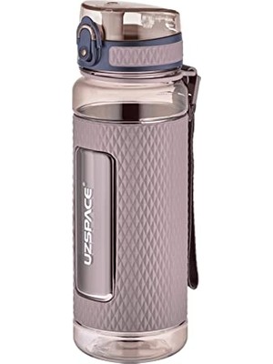 Larskas Fiftyfifty 800ML - Boy- Tritan Su Matarası Silikon Korumalı Kaydırmaz Gövde Kahverengi