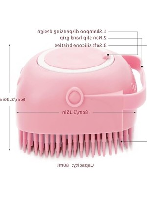 Esranın Dünyası Yumuşak Silikon Evcil Hayvan Banyo Fırçası