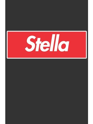 Karahanbey Stella: Stella Planner Calendar Notebook Journal, Personal Named Firstname Or Surname For Someone C