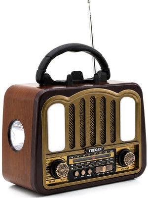 Go İthalat Şarjlı - Nostalji Bluetooth Ibreli Fm Radyo Mp3 USB - Tf Player Speaker PL-4702 (5263)
