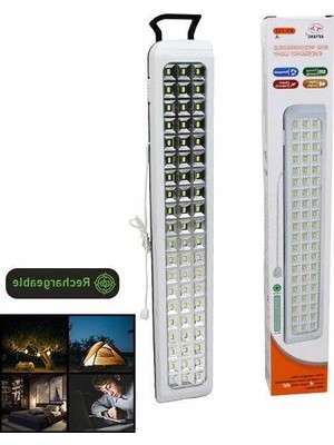 Esranın Dünyası 60 Smd LED Şarjlı Işık Feneri, Acil Durum Aydınlatması, 47 cm