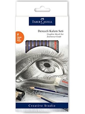 Larskas Faber-Castell Goldfaber Dereceli Kalem Çizim Seti, Natural