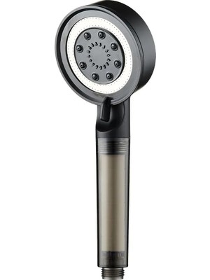 Larskas Mayaglory Turbo Fan 5 Fonksiyonlu Su Tasarruflu Dus Basligi Turbo El Dusu Siyah