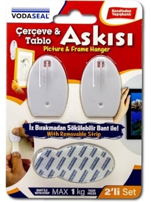 Larskas Vodaseal Çerçeve Tablo Askısı 2'li Set