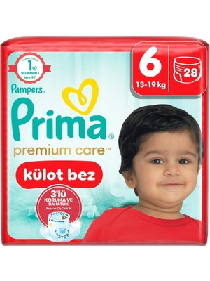 Prima Külot Bebek Bezi 6 Numara 28 Adet