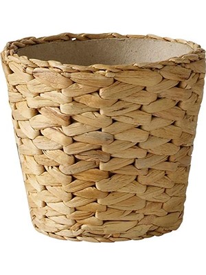 Larskas Frıdfull 12 cm Hasır Saksı Doğal Sü Sümbülü