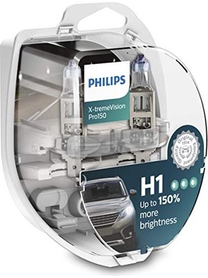 Larskas Philips X-Tremevision PRO150 H1 Far AMPULÜ+150%, Çift Set