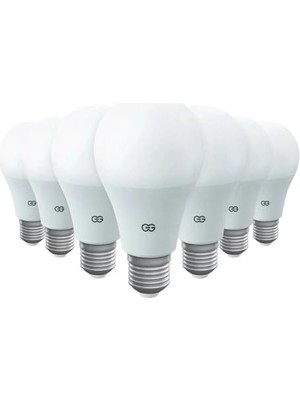 Larskas Günsan 10'lu LED Ampul 5W Gün Işığı E27 (4000K 220-240V)