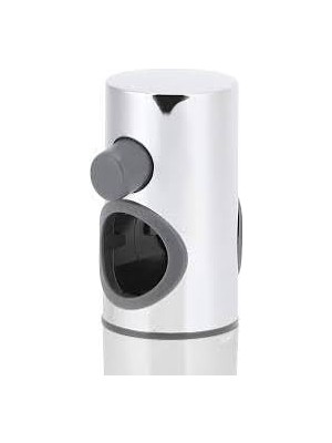 Larskas Feyza Yapı Duşu TUTACAĞI,25MM Abs Krom El Duşu Braketi,standart Yuvarlak Duş Yükseltici Ray Için Evrensel Ayarlanabilir Duş Rayı Başlığı Kaydırıcı Kelepçe Tutucu Braketi