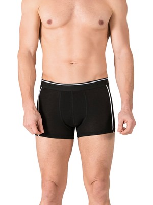 Özkan Underwear Özkan 11314 Erkek Penye Likralı Pamuklu Boxer