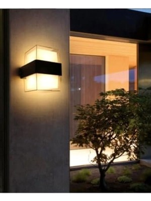 Larskas 12 Watt LED Aplik, Gün Işığı Renk, Iç ve Dış Mekan Kullanımı Için