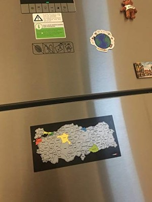 Larskas Gez - Kazı Türkiye Haritası (Magnet, 20X10 Cm)