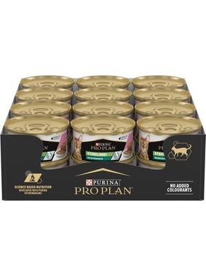 Larskas Purina Pro Plan Sterilised Somonlu ve Ton Balıklı Konserve Yaş Kedi Sı, 85 Gram, 24 Adet