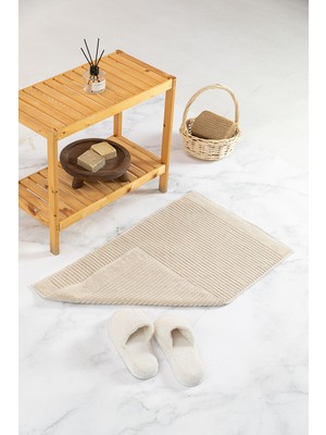 Favora Linear Ayak Havlusu 50X90 cm - Bej