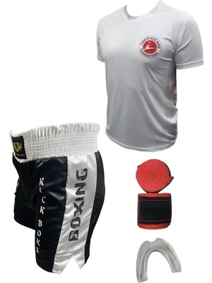 Empressco Kick Boks Seti: Şort, Tişört, Bandaj ve Dişlik, Spor Malzemeleri