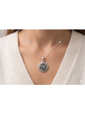 Singularis Antik Mısır Horus'un Gözü Sallantılı Charm - Mistik Sembollü Gümüş Kaplama Bileklik Kolye Ucu