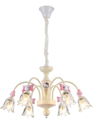 Apliqa Hello Kitty Figürlü 6'lı Çocuk Odası Avize