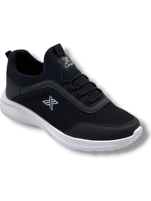 Luttoon 4194-26 Anorak Slip On Anatomik Erkek Sneaker Siyah Beyaz