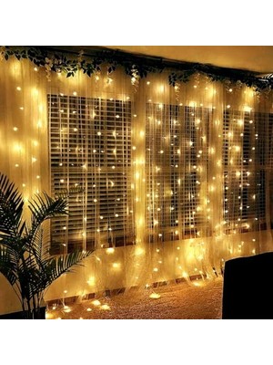 MarkEntegra LED Işık 5 Metre Sarı Işık Kornişe Takılabilir Aydınlatma – USB Girişli, Bakır Telli, 10 Halkalı Tasarım, Perde Asma Aparatlı ve Uzaktan Kumandalı Dekoratif Işık Zinciri          [enerji Sınıfı A+]