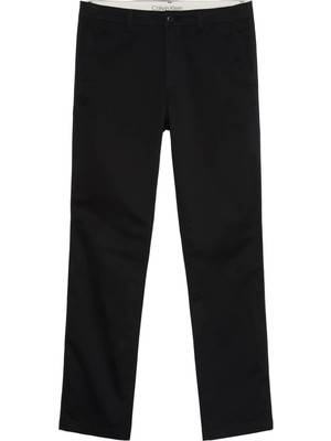 Calvin Klein Erkek Siyah Calvin Klein Slım Comfort Cotton, Ub1 Siyah Erkek Pantolon