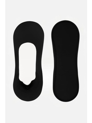 Bony Socks Kadın Görünmez Babet Çorap Siyah