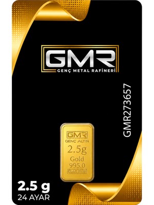GMR 2.5 GRAM KÜLÇE ALTIN 24 AYAR