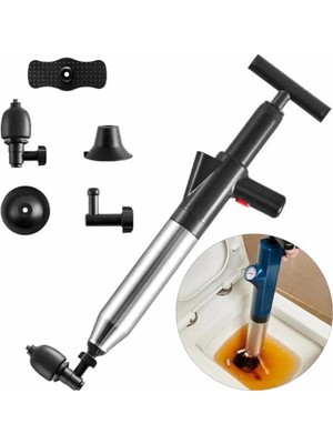 MarkEntegra Profesyonel, Yüksek Basınçlı Boru Piston, Tıkalı Tuvalet ve Lavabo Pompası,
