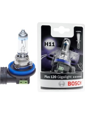 MarkEntegra Bosch Ampul - Plus 120 Gigalight - 12 V - H11-55 W - P 1987301133