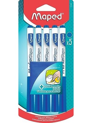 MarkEntegra Beyaz Tahta Kalemi Mavi - 5'li