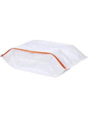 Ikea Parkla Ayakkabı Kutusu Beyaz-Turuncu 48X22 cm