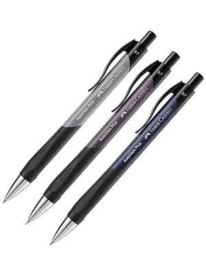 MarkEntegra Faber-Castell Auto Click Plus Versatil Kalem 0.7, 3 Adet