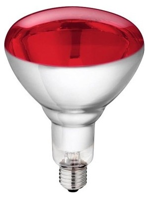 MarkEntegra Phılıps Kerbl Temperli Cam Lamba 150 W 240 V, Kırmızı