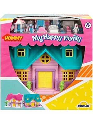 MarkEntegra Ev Oyun Seti My Happy Family Villa 2 Figür 18 Parça 2A