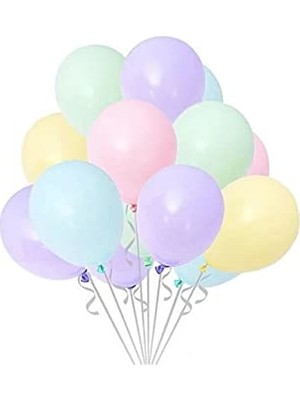 MarkEntegra Makaron Balon Karışık Mini Boy 5 Inç 100 Adet