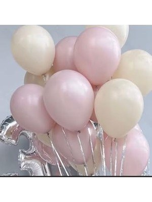 MarkEntegra 5 Adet Makaron Pembe 5 Adet Deniz Kumu Toplam 10 Adet Balon