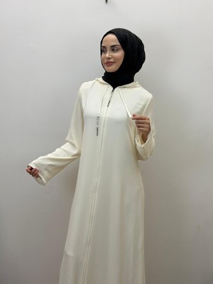 JOOQSTORE Şifon Kapüşonlu Ferace
