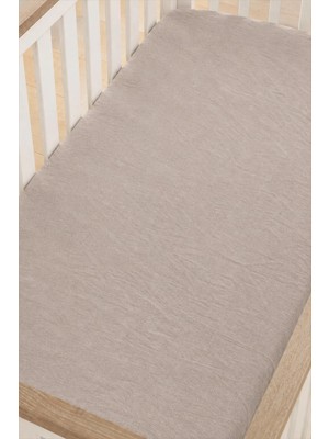 Cigit Lastikli Çarşaf 60X120 cm Vizon