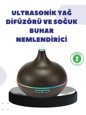 SBN - Store BN01 Uçucu Yağ Uyumlu Renkli LED Işıklı Nemlendirici