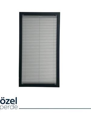 Universal Düz Plise - Açık Gri