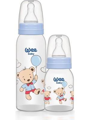 Wee Baby Klasik Pp Biberon Seti 125 ml + 250 ml Mavi 0-6 Ay