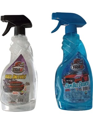 Ankanorm Araba Oto Cam Buz Çözücü Sprey (500 Ml) &amp; Buğu Önleyici Sprey (500 Ml) Kar Çöz�