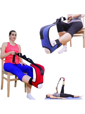Aslifemed Yoga Germe Kayışı Uzatma Fitness Askı Bacak Çekme Kadın, Erkek Ayak Egzersiz Ayarlan