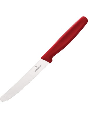 Victorinox 11 cm Bıçak, Naylon, Kırmızı, 30 x 5 x 5 cm ile Domates Bıçağı