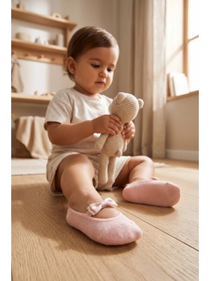 Bony Socks Lovers Bebek Görünmez Çorap Pembe