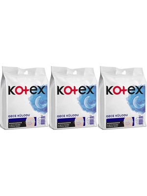 Kotex Gece Külodu, Standart Beden, Yoğun Regl Dönemine Özel, 6'li Set