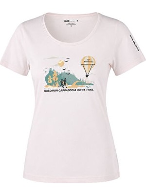 Salomon SLM25001CUTW Pınk Unisex Günlük Sweatshirt SLM25001CUTW-PINK Renkli