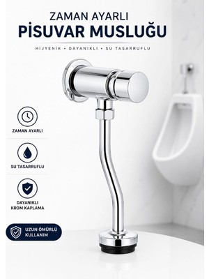 FUALORA Zaman Ayarlı Pisuvar Musluğu