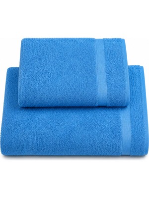 Elif Mira 2 Parça Asker Banyo Havlu Seti 70X140 + 50X90 cm Atlas