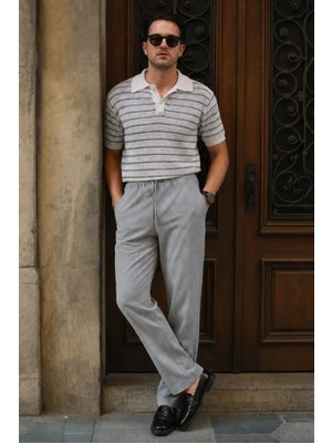 Gri Regular Fit Erkek Pantolon E6572