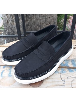 Bags Shoes Bulldozer 231067 - 241053 Erkek Premium Hakiki Nubuk Deri Loafer Ayakkabı